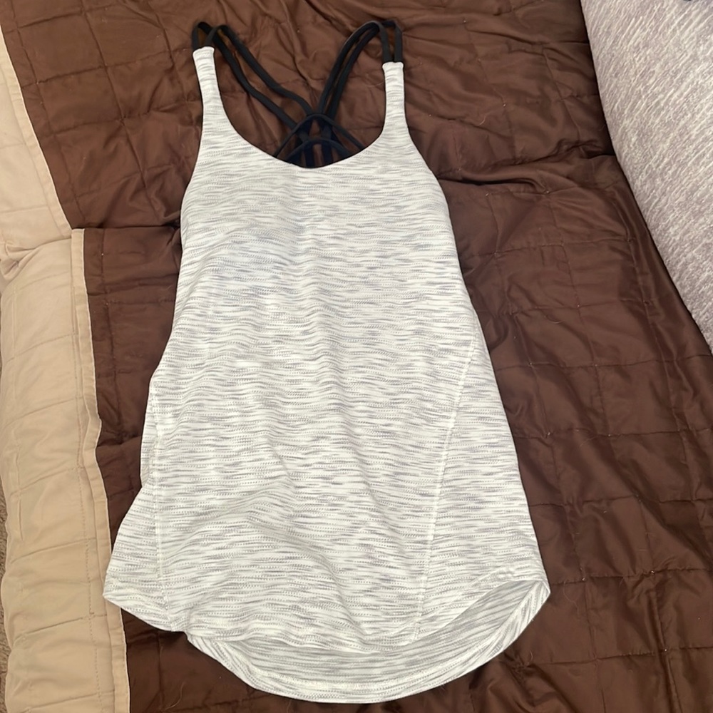 Lululemon top with built in tank